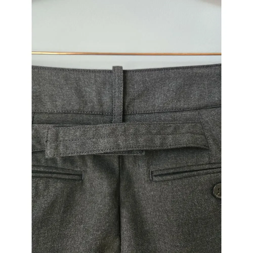 NWT Madewell The Petite Harlow Wide-Leg Trouser in Brushed Twill Gray 0P *Flaw
